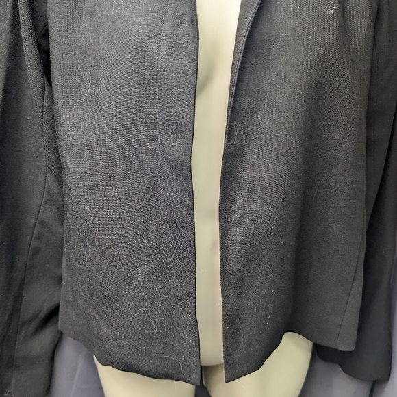 Eileen Fisher Petite Wool Open Front Blazer Sz PP/XSP - Picture 4 of 11